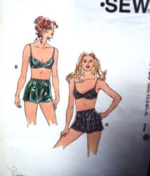 2489 LTWT BOXER SHORTS,UNDERWIRE BRA PATTERN XS-XL,32-38 A.B.C.